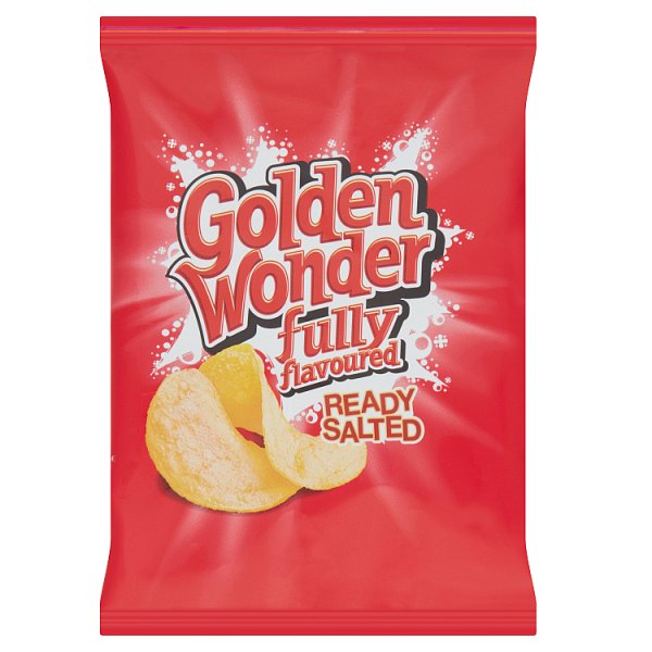 Golden Wonder Fully Flavoured Ready Salted 32.5g
